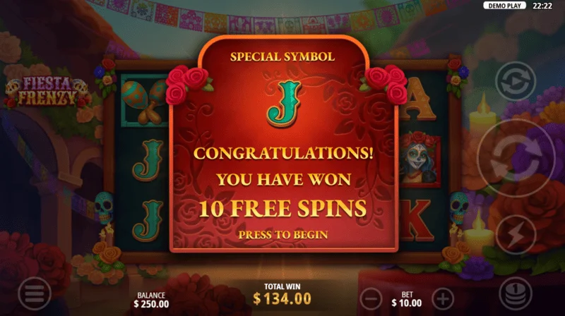 Fiesta Frenzy - gratis spins met groeiende symbolen
